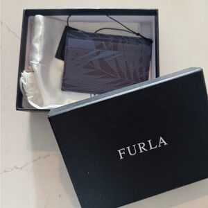 Furla Dark Gray Card Holder